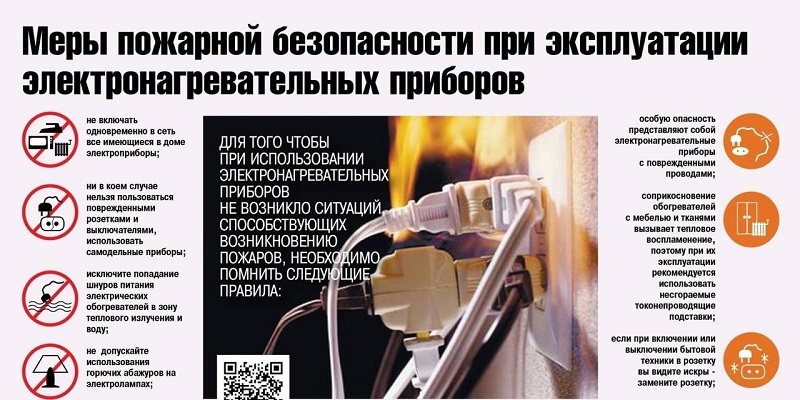 Меры безопасности  при эксплуатации электрических приборов
